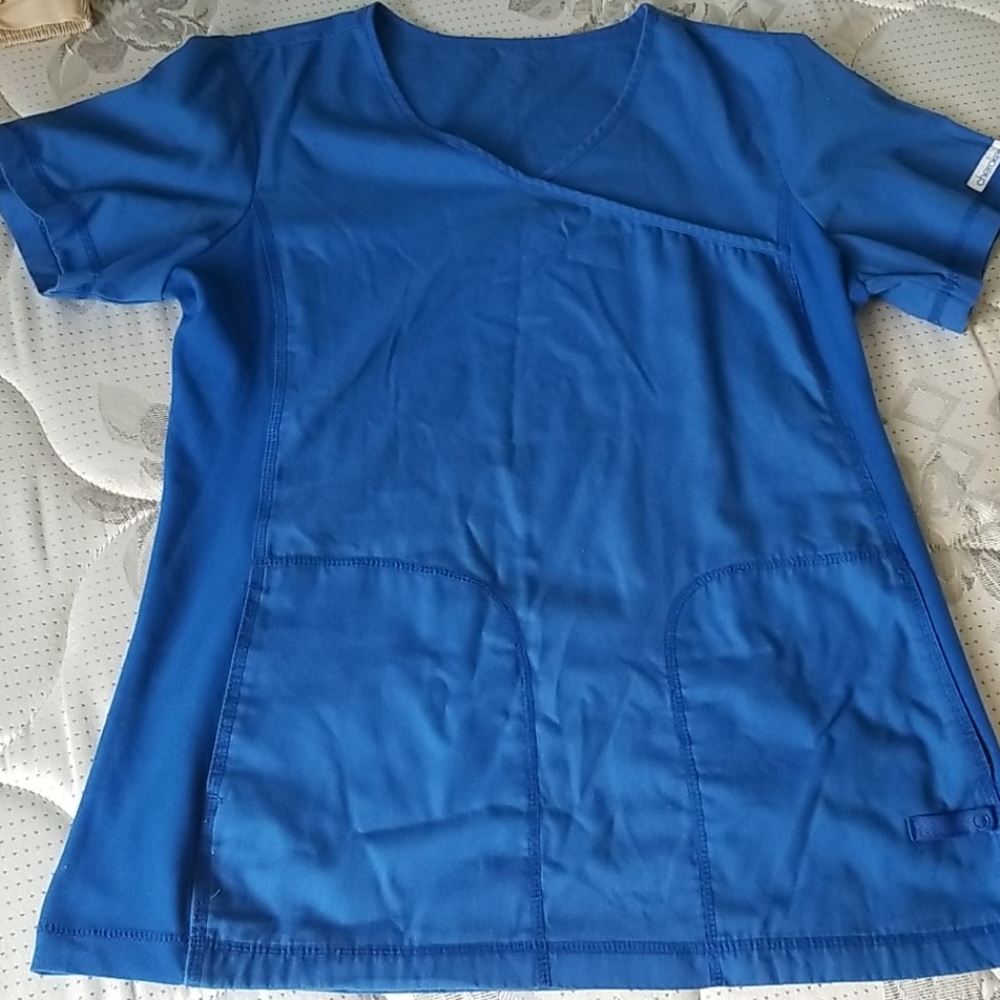 Cherokee Royal Blue Scrubs Shirt